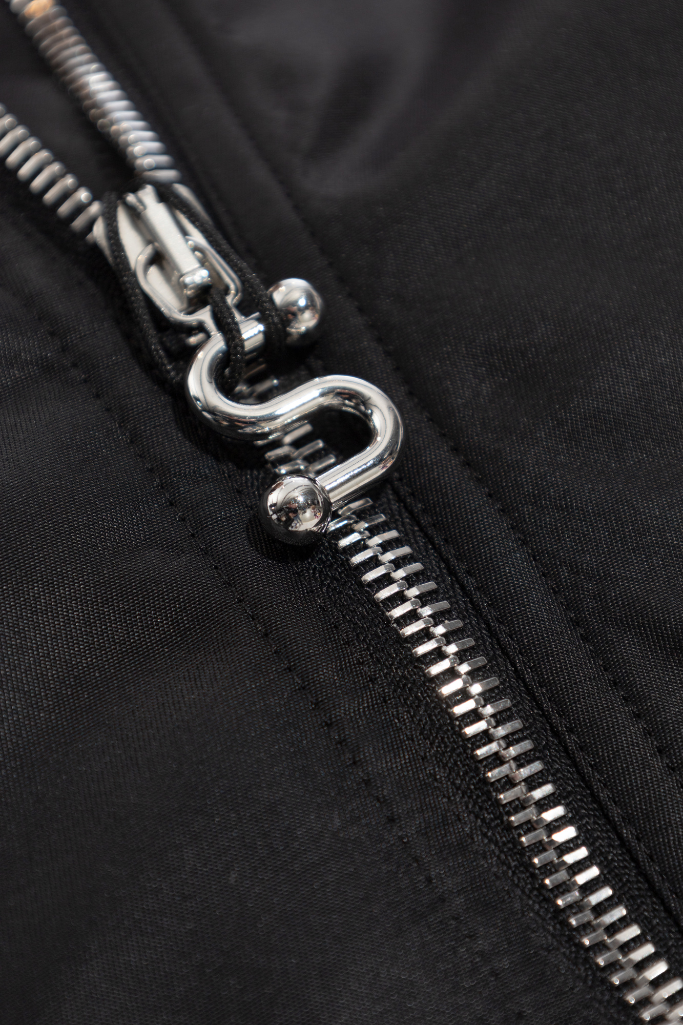 コート SPORTMAX AVENUE - Drip-proof twill bomber jacket Waterproof twill bomber jacket, black | Sportmax